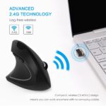 Ergonomic Left Hand Right Hand Wireless Vertical Mouse - Image 8