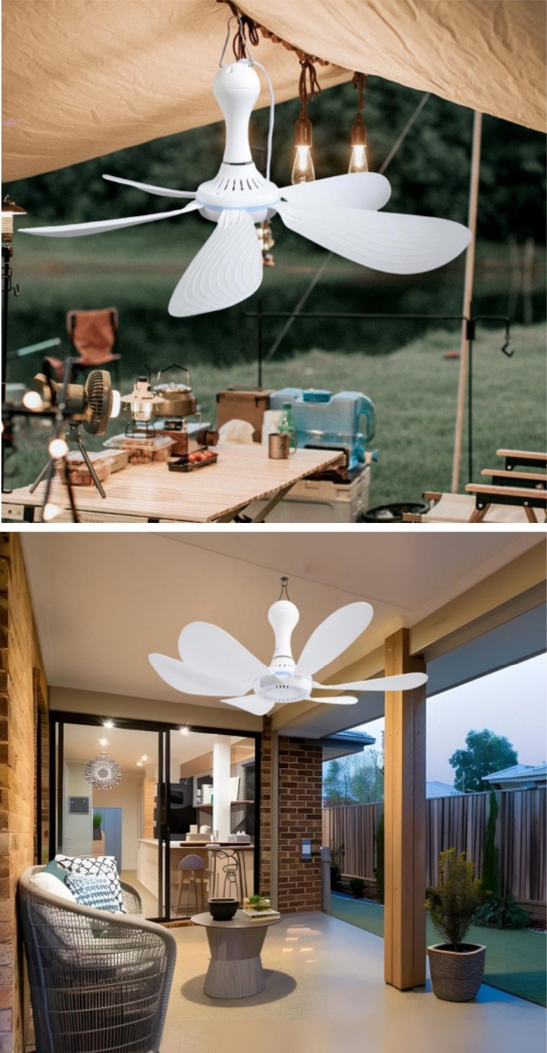 XIAOTREE USBPortable Hanging Ceiling Fan