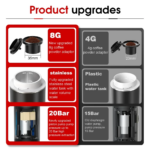 3-in-1 Wireless Electric Portable Espresso Coffee Machine - Image 2