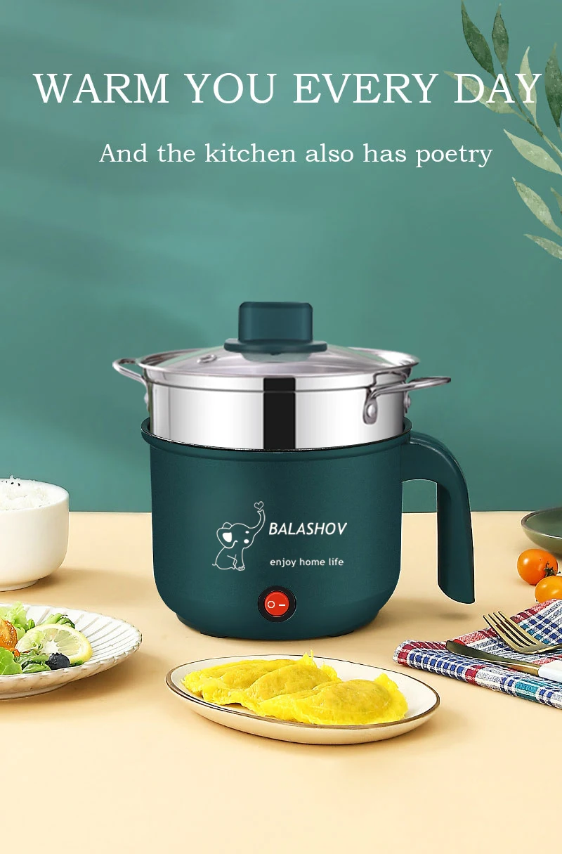 Mini Electric Rice Cooker Non-stick Cooking Machine