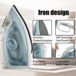 Electric Iron Portable Mini Garment Steamer Steam - Image 2