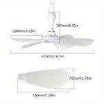 XIAOTREE USBPortable Hanging Ceiling Fan - Image 6