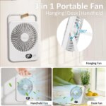 Mini  Foldable Desk Table Fan - Image 2