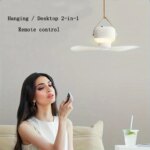 Portable wireless mini USB ceiling fan with remote control - Image 3
