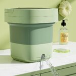 6L 11L Folding Portable Washing Machine with Spin Dryer for Clothes - Image 3
