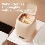 Small automatic Portable Washing Machine with Spin Dryer for Underwear - Image 2