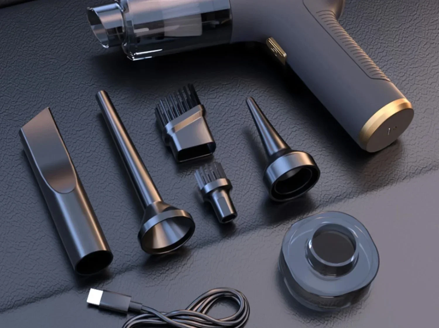 Powerful HandHeld Mini Car Vacuum Cleaner Air Gun