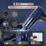 Powerful HandHeld Mini Car Vacuum Cleaner Air Gun - Image 4