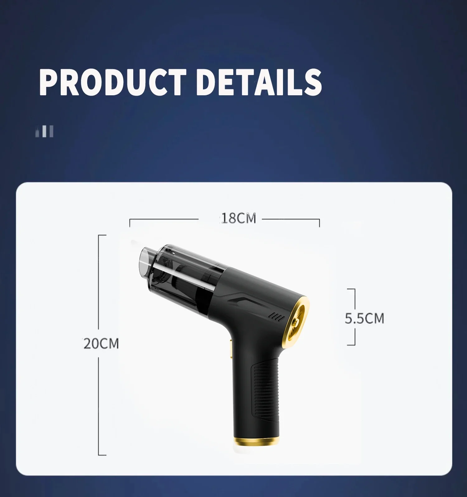 Powerful HandHeld Mini Car Vacuum Cleaner Air Gun