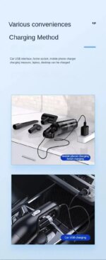 Handheld Rechargeable Home Vacuum Cleaner - Image 4
