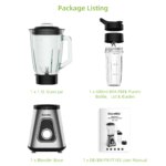 BioloMix 1300W Smoothie Blender with 1.5L Glass Jar - Image 6
