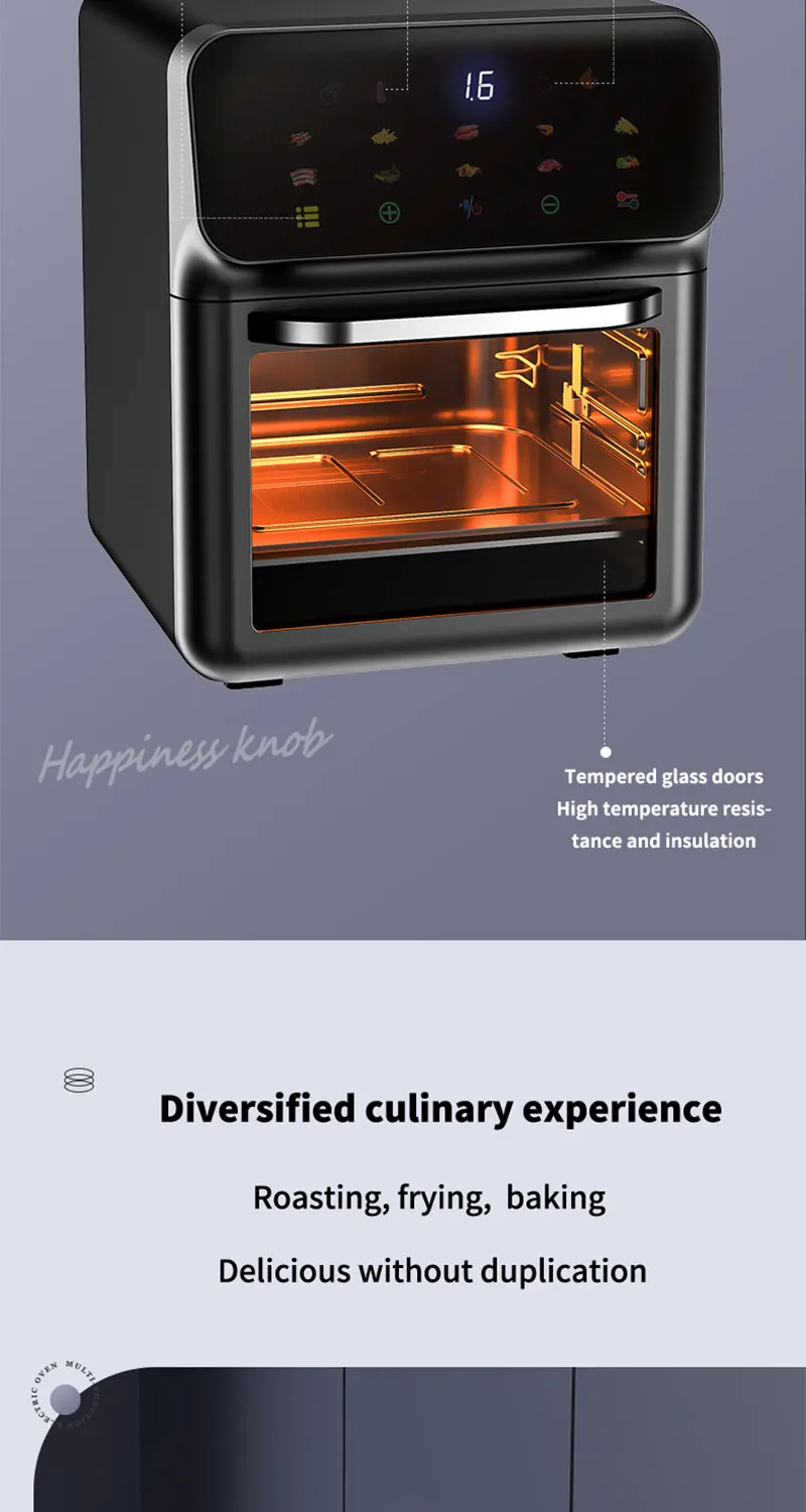10L Oil-free Automatic Large Capacity Electric Air Fryer