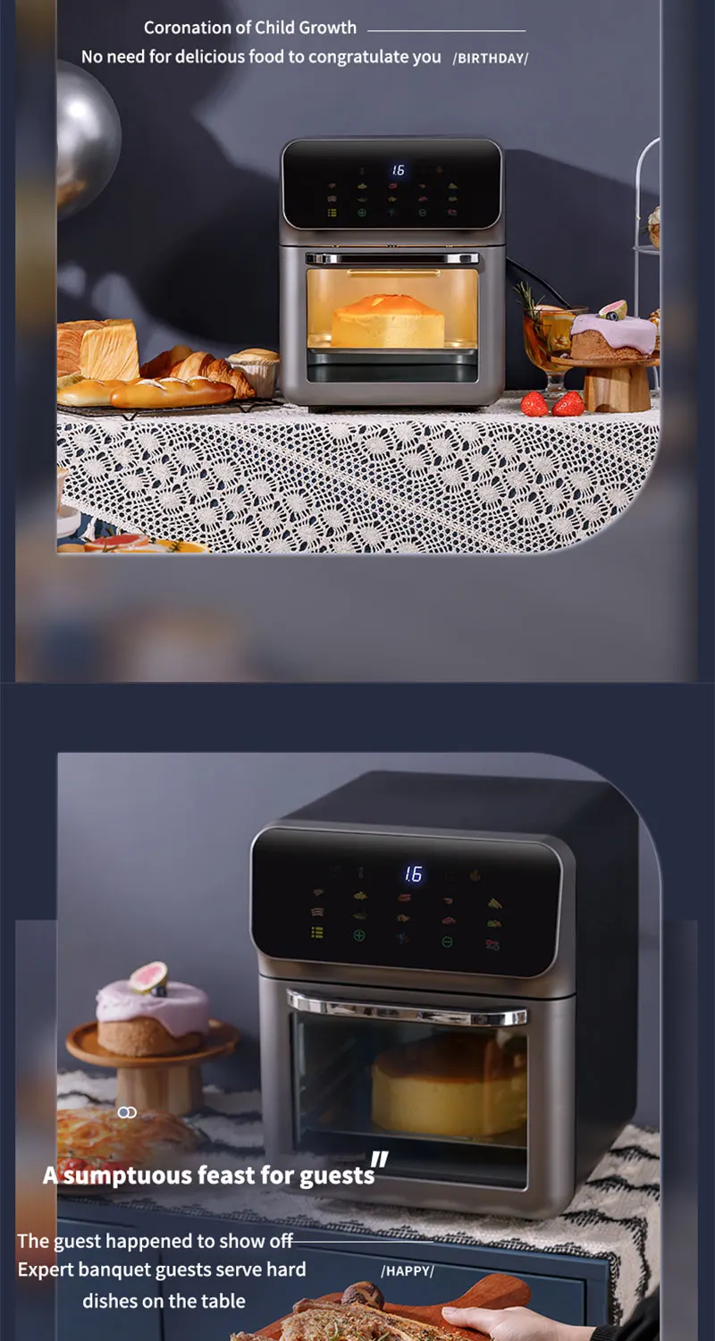 10L Oil-free Automatic Large Capacity Electric Air Fryer