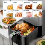 5L Electric ROUNY Air Fryer  with Touch Control & Nonstick Basket - Image 3