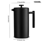 1000ml Double Wall Insulation Thermal Kettle - Image 6
