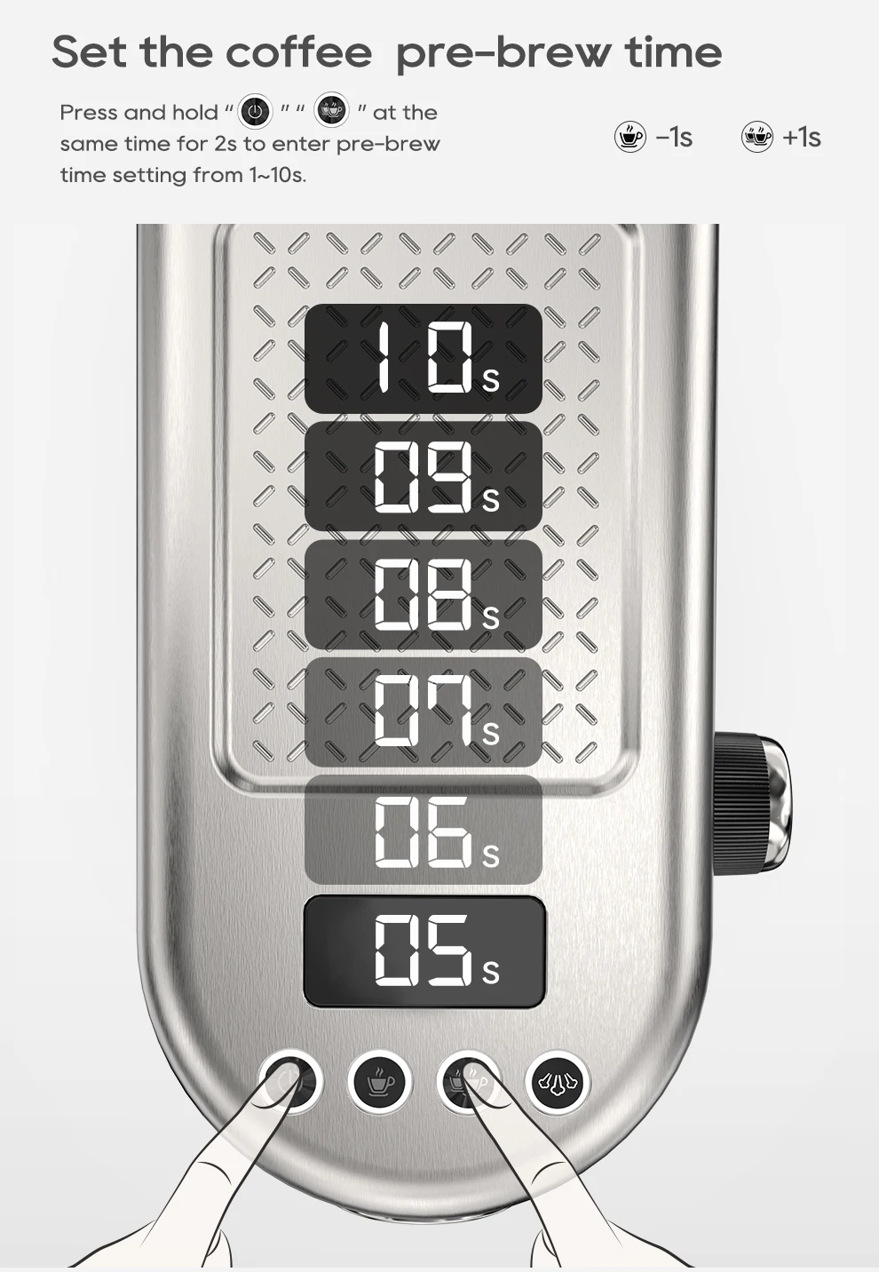 HiBREW 20Bar Semi Automatic Espresso Coffee Machine