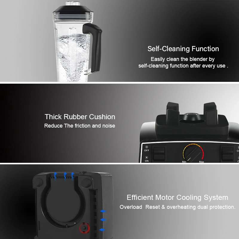 BioloMix Smart Timer Pre-programed Blender