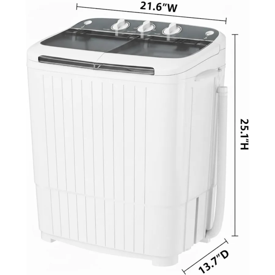 Portable Washing Machine with 18 lbs Capacity for Home and Apartment