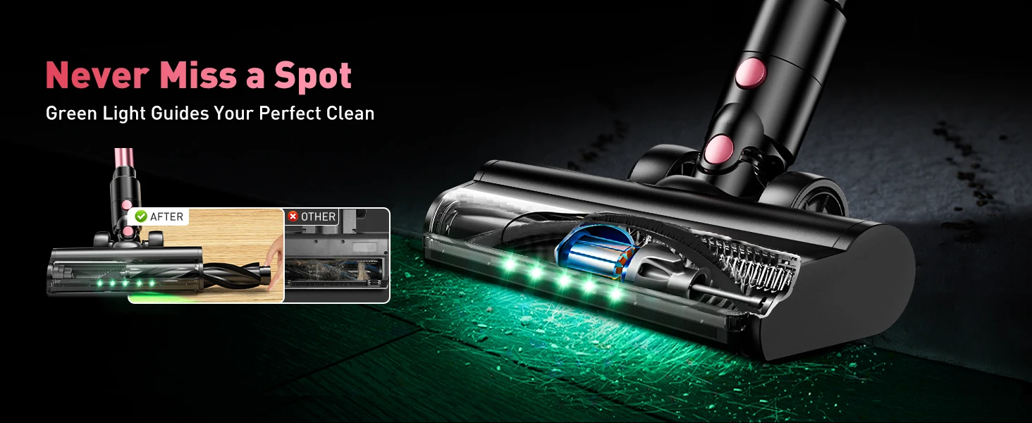 Cordless Vacuum Cleaner for Home Pet Hair/Hard Floor/Carpet