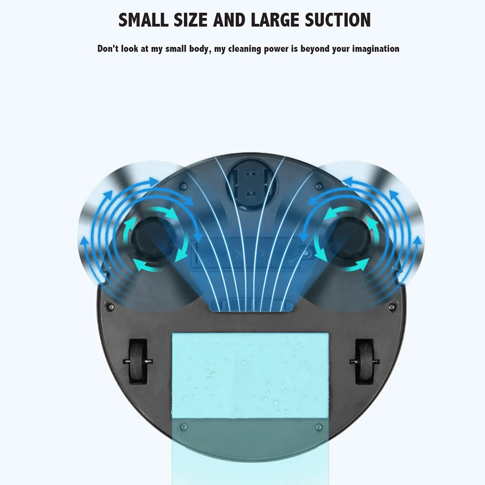 3 In 1 Smart Sweeping Robot  Mini Vacuum Cleaner