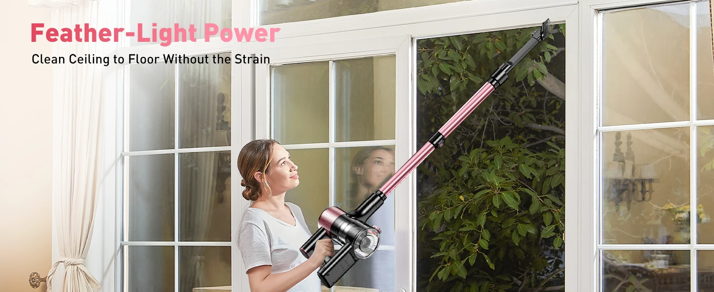 Cordless Vacuum Cleaner for Home Pet Hair/Hard Floor/Carpet