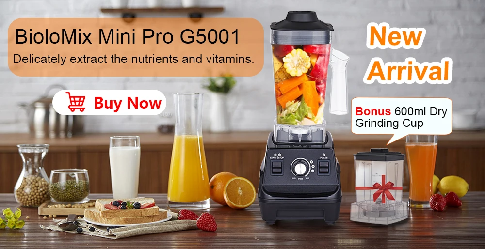 BioloMix Smart Timer Pre-programed Blender
