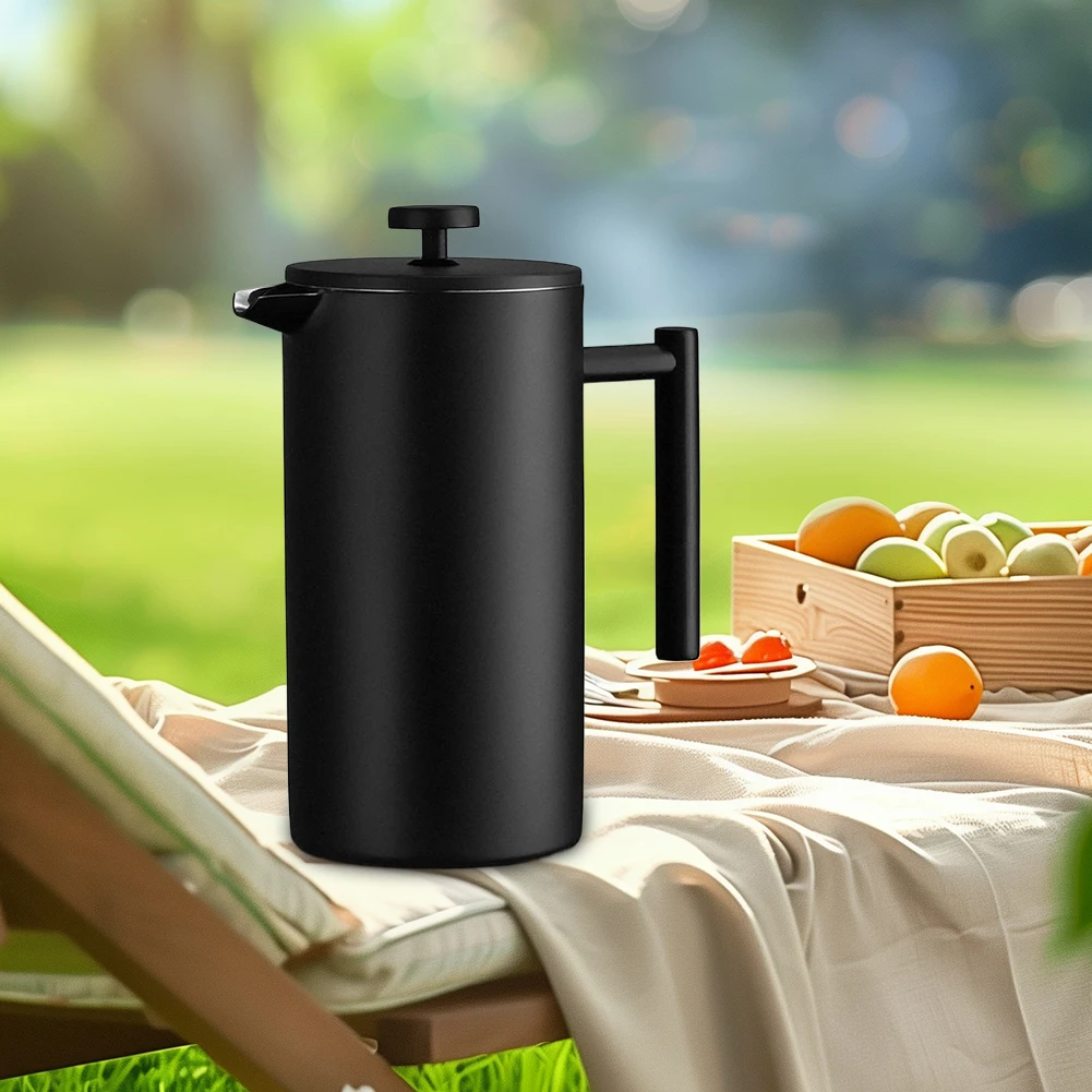 1000ml Double Wall Insulation Thermal Kettle