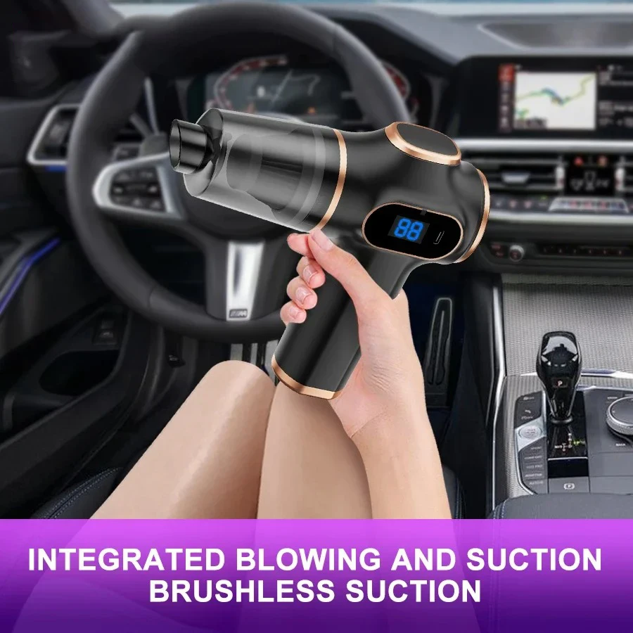 TINSOL Wireless Vacuum Cleaner Dual Use for Home and Car