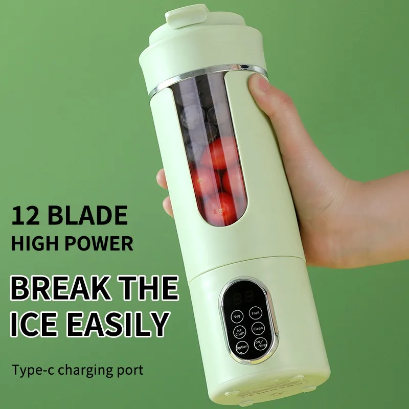 New 530ml Portable Wireless Mini Juicer