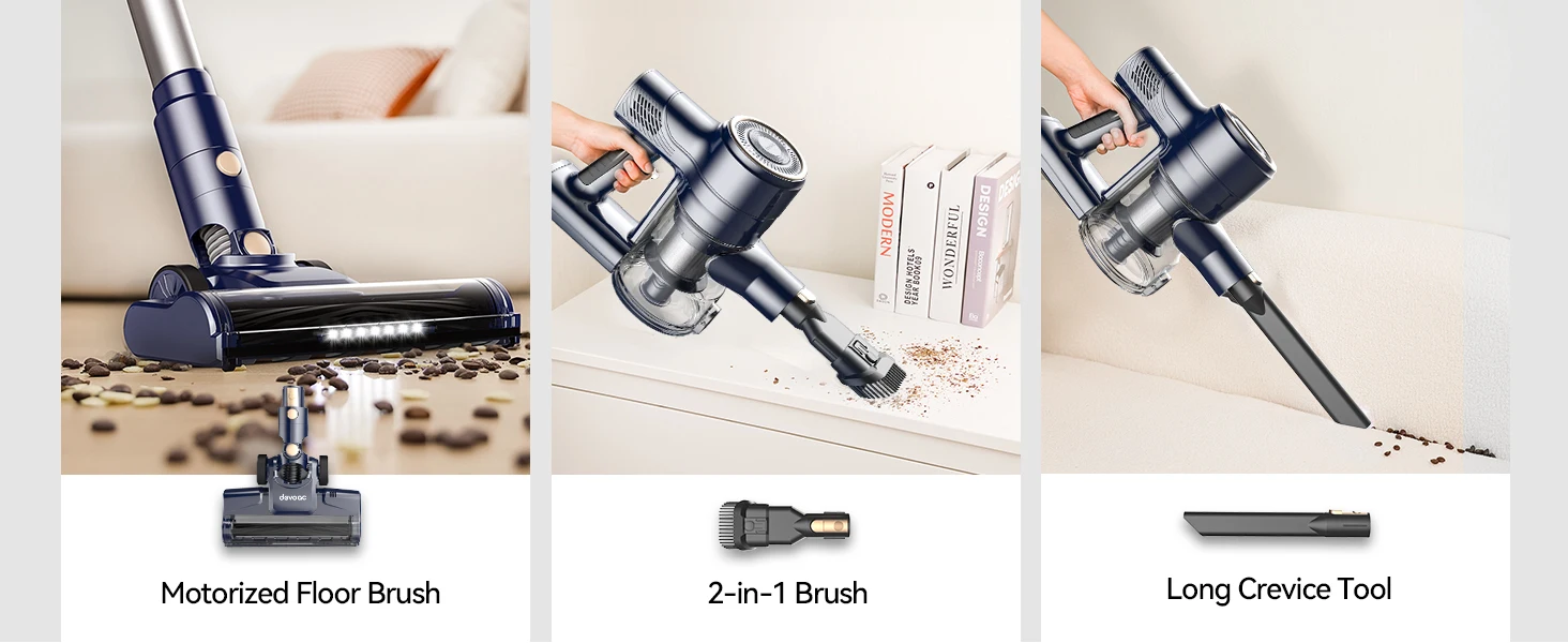 Powerful 6 in1 Lightweight Handheld Vacuum Cleaner