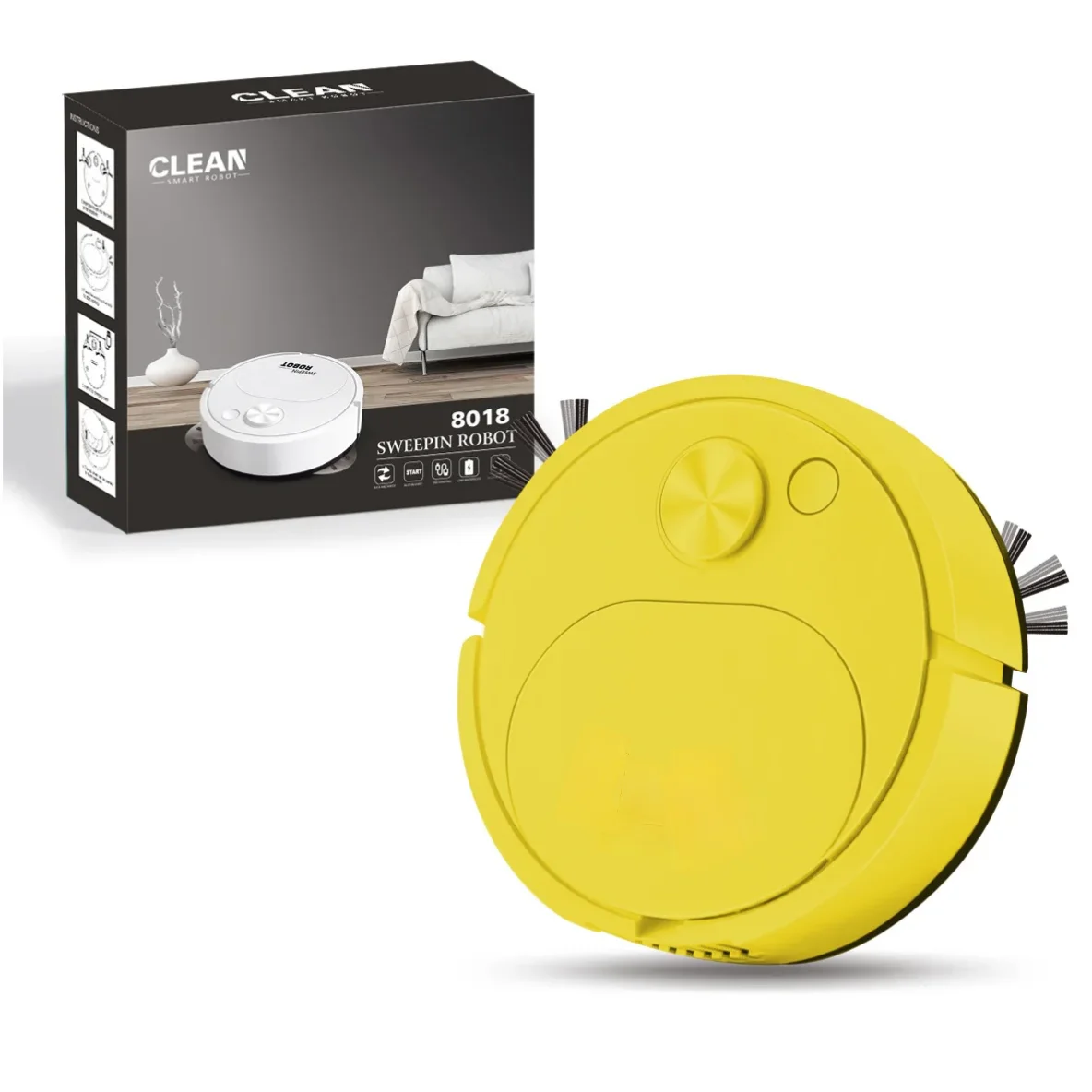 3 In 1 Smart Wireless Robot Dragging Vacuum Cleaner