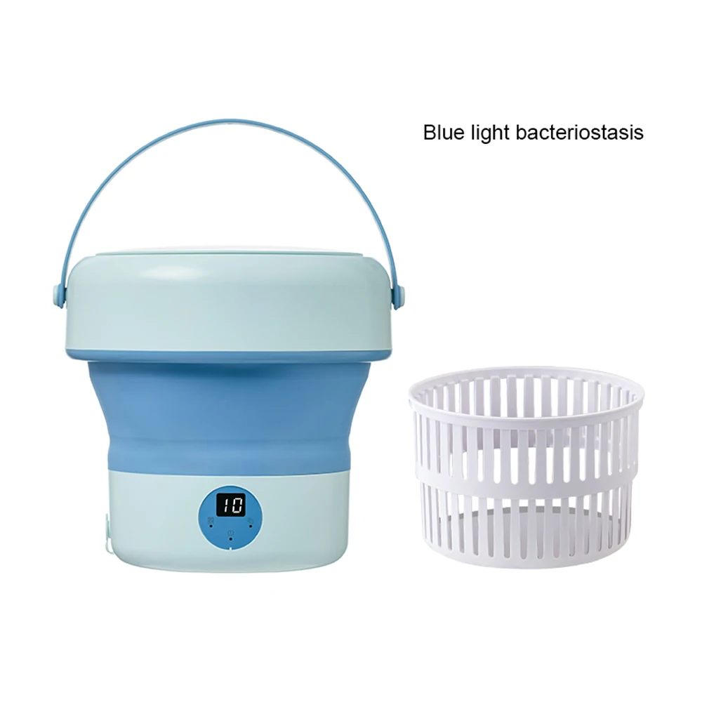 6L 11L Folding Portable Washing Machine with Spin Dryer for Clothes