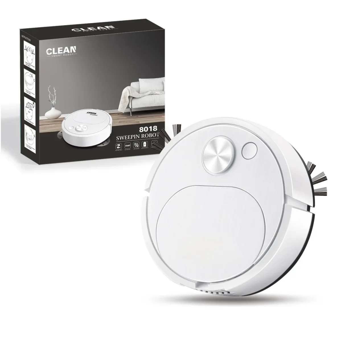3 In 1 Smart Wireless Robot Dragging Vacuum Cleaner