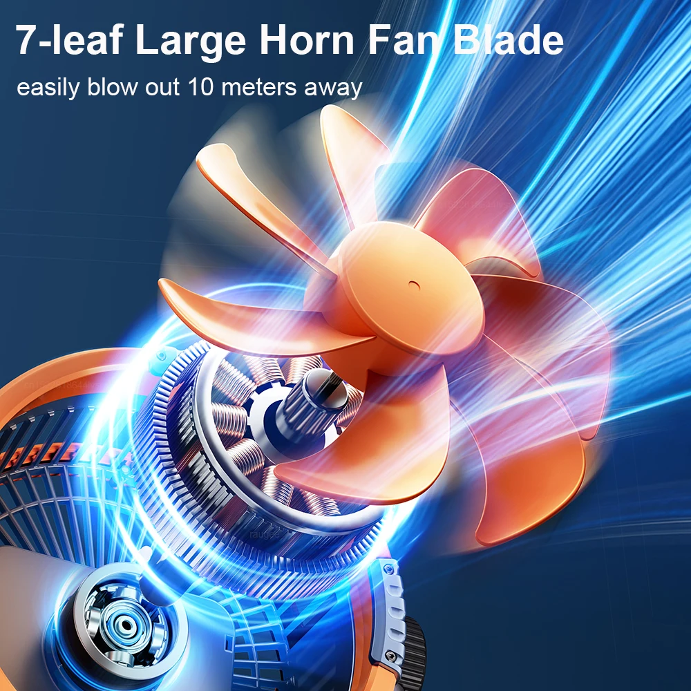 20000mAh Camping  Rechargeable Portable Outdoor Camping Fan