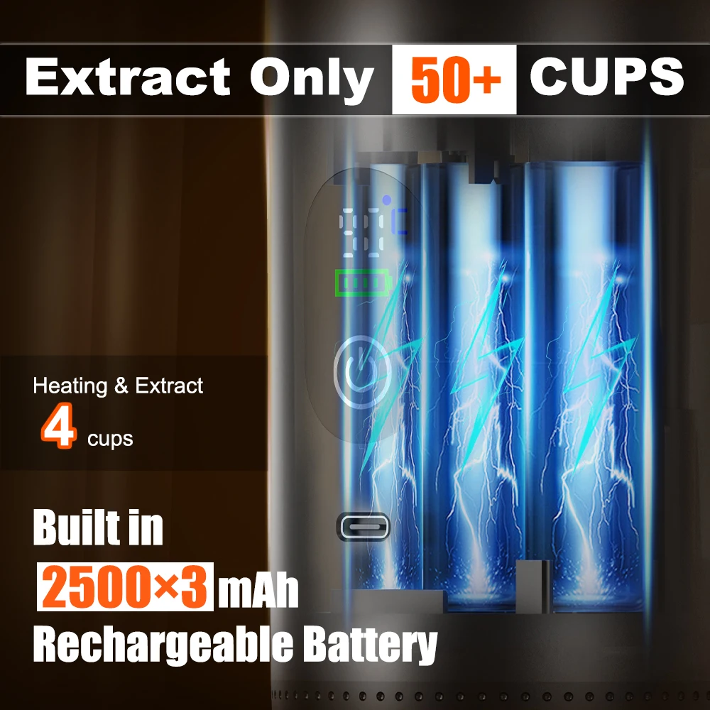 Portable Espresso Coffee Machine With Digital Display
