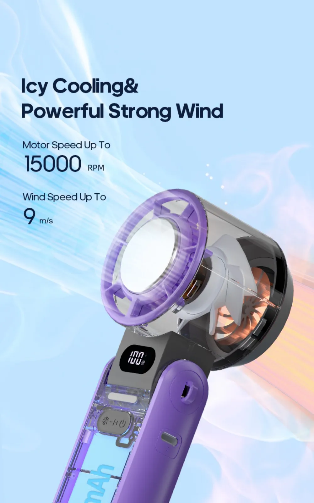 Mini Handheld Turbo Cooling Fan