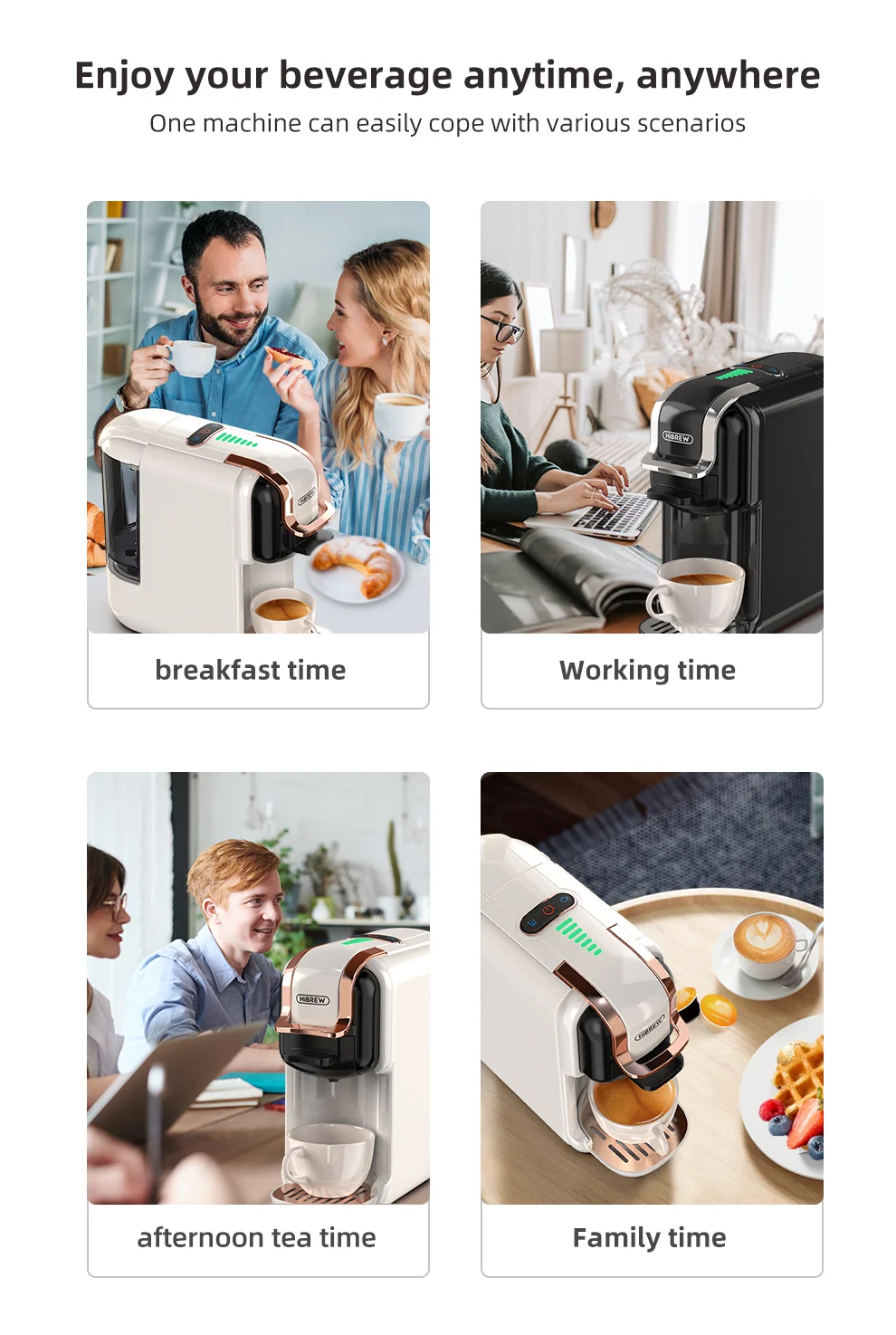 Hibrew Multiple Capsule Coffee Machine