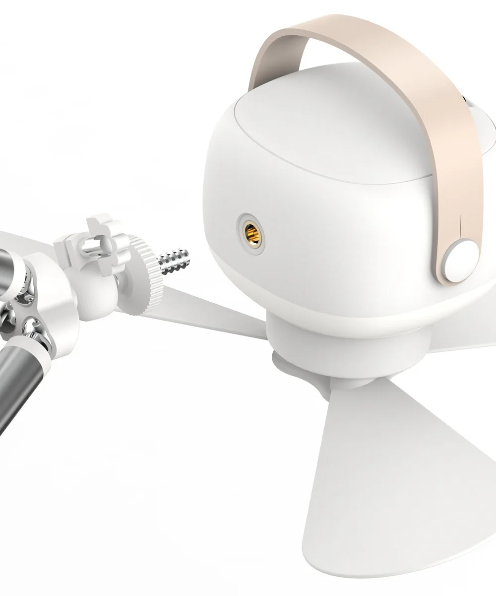 Portable wireless mini USB ceiling fan with remote control