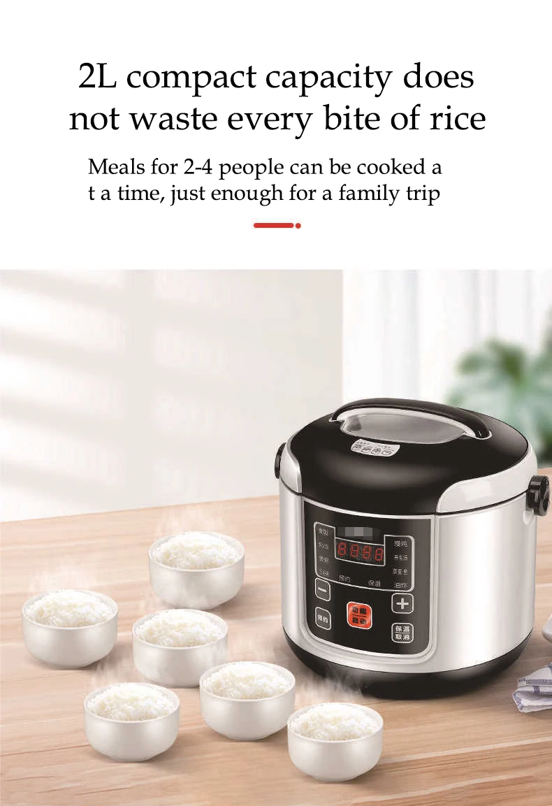 2L Electric Portable Rice Cooker