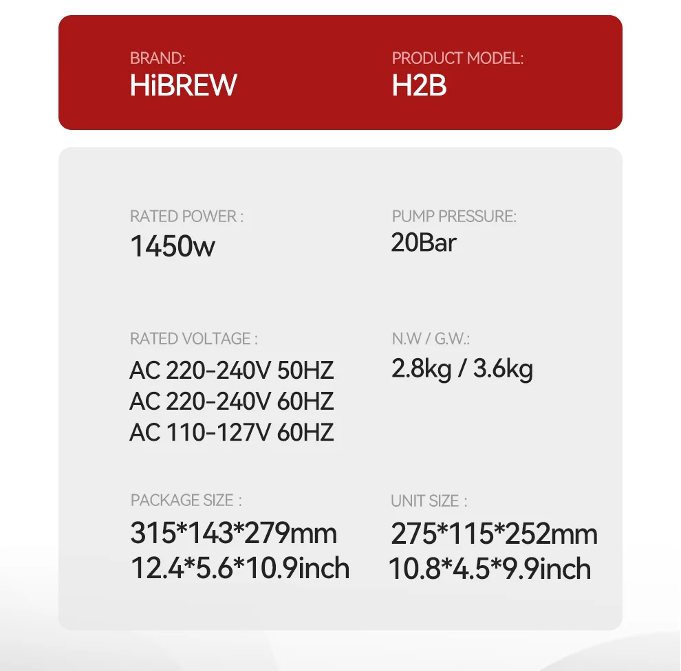 Hibrew Multiple Capsule Coffee Machine