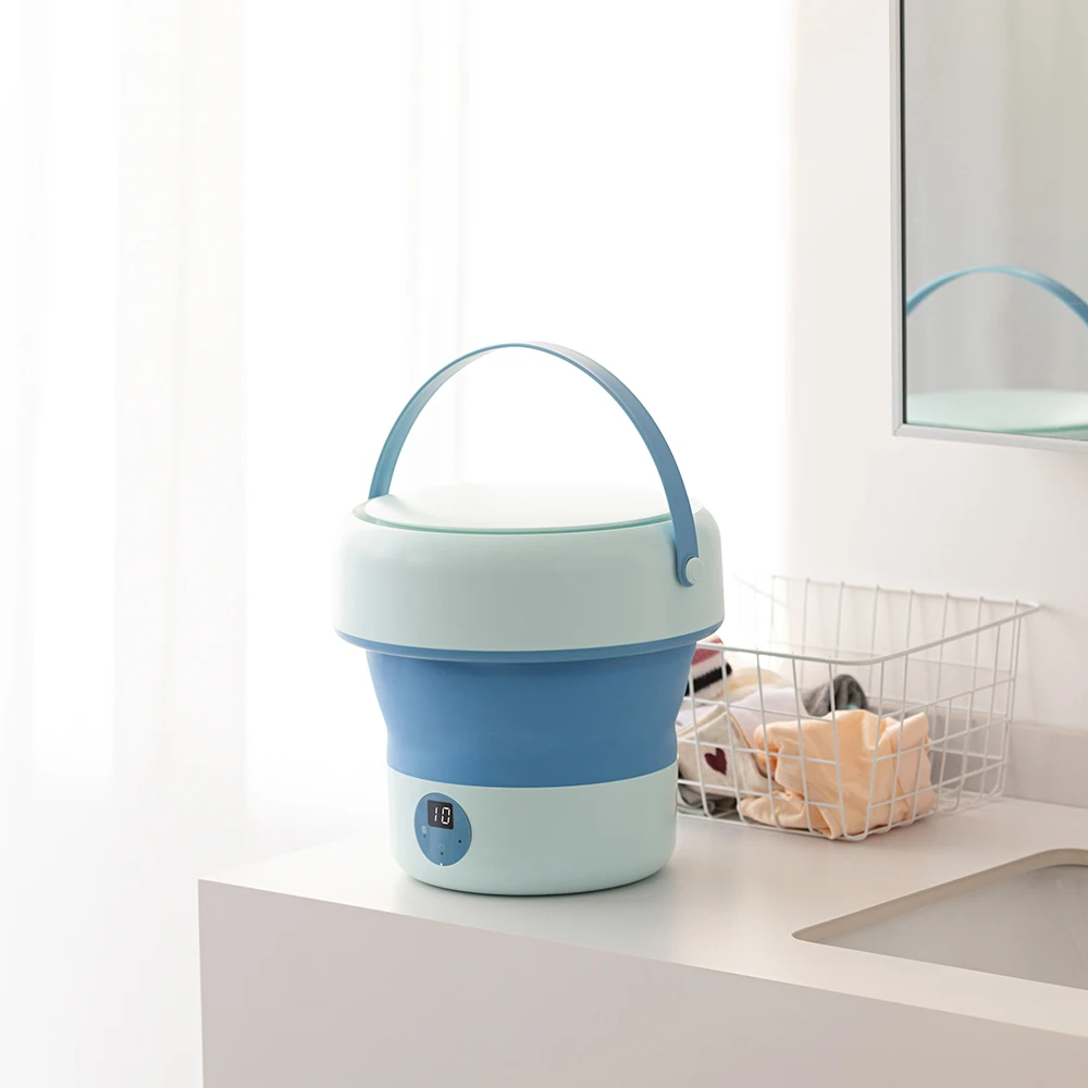6L 11L Folding Portable Washing Machine with Spin Dryer for Clothes