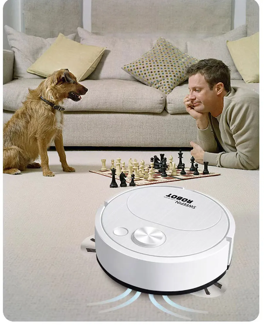 3 In 1 Smart Wireless Robot Dragging Vacuum Cleaner