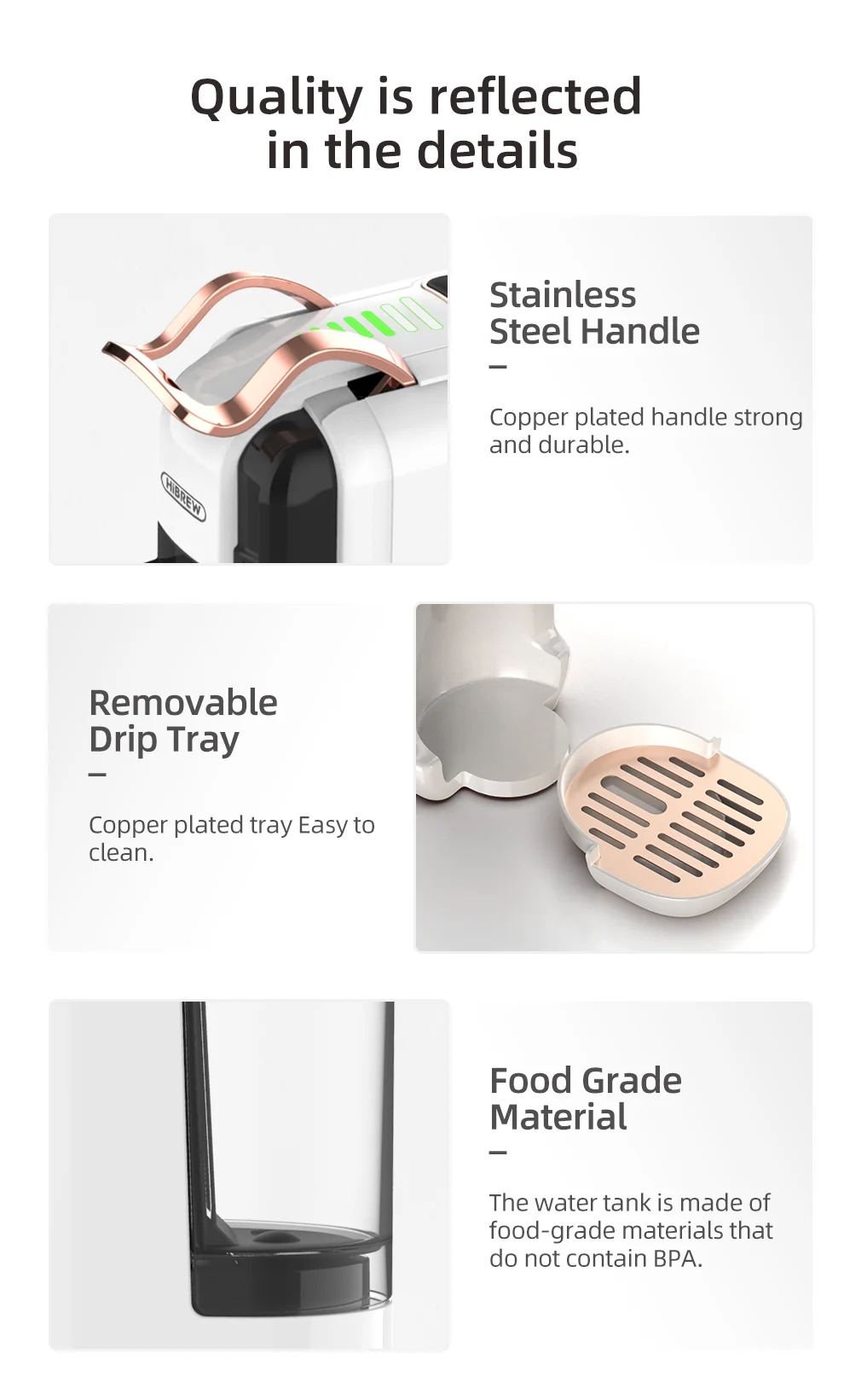 Hibrew Multiple Capsule Coffee Machine