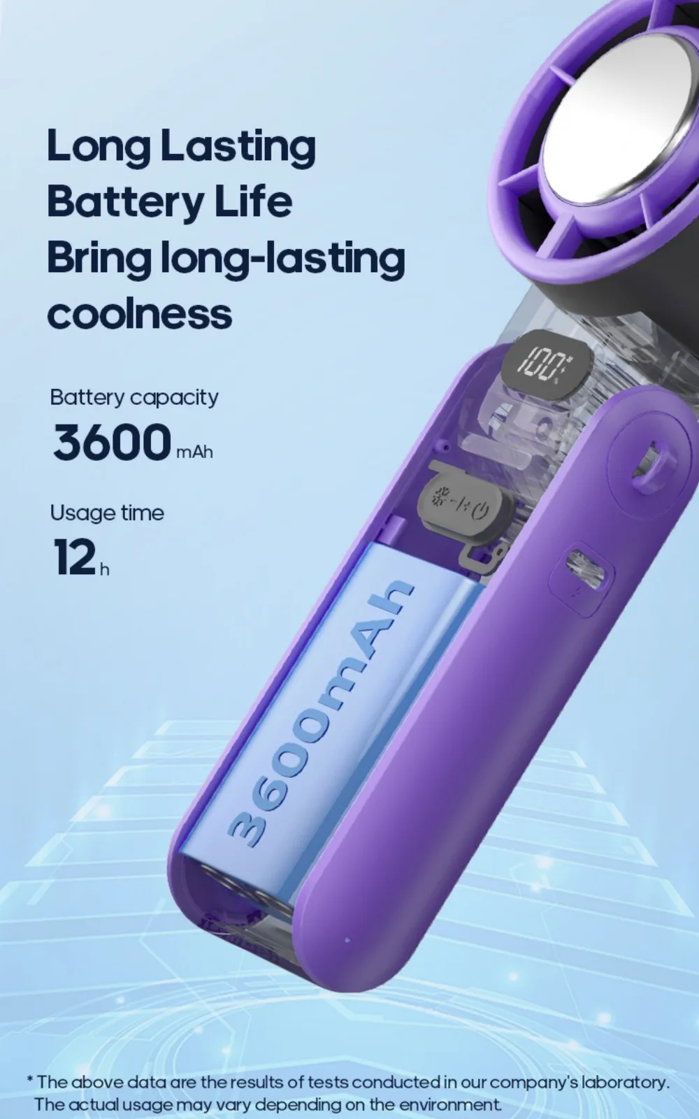 Mini Handheld Turbo Cooling Fan