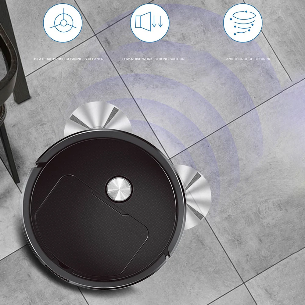 3 In 1 Smart Sweeping Robot  Mini Vacuum Cleaner