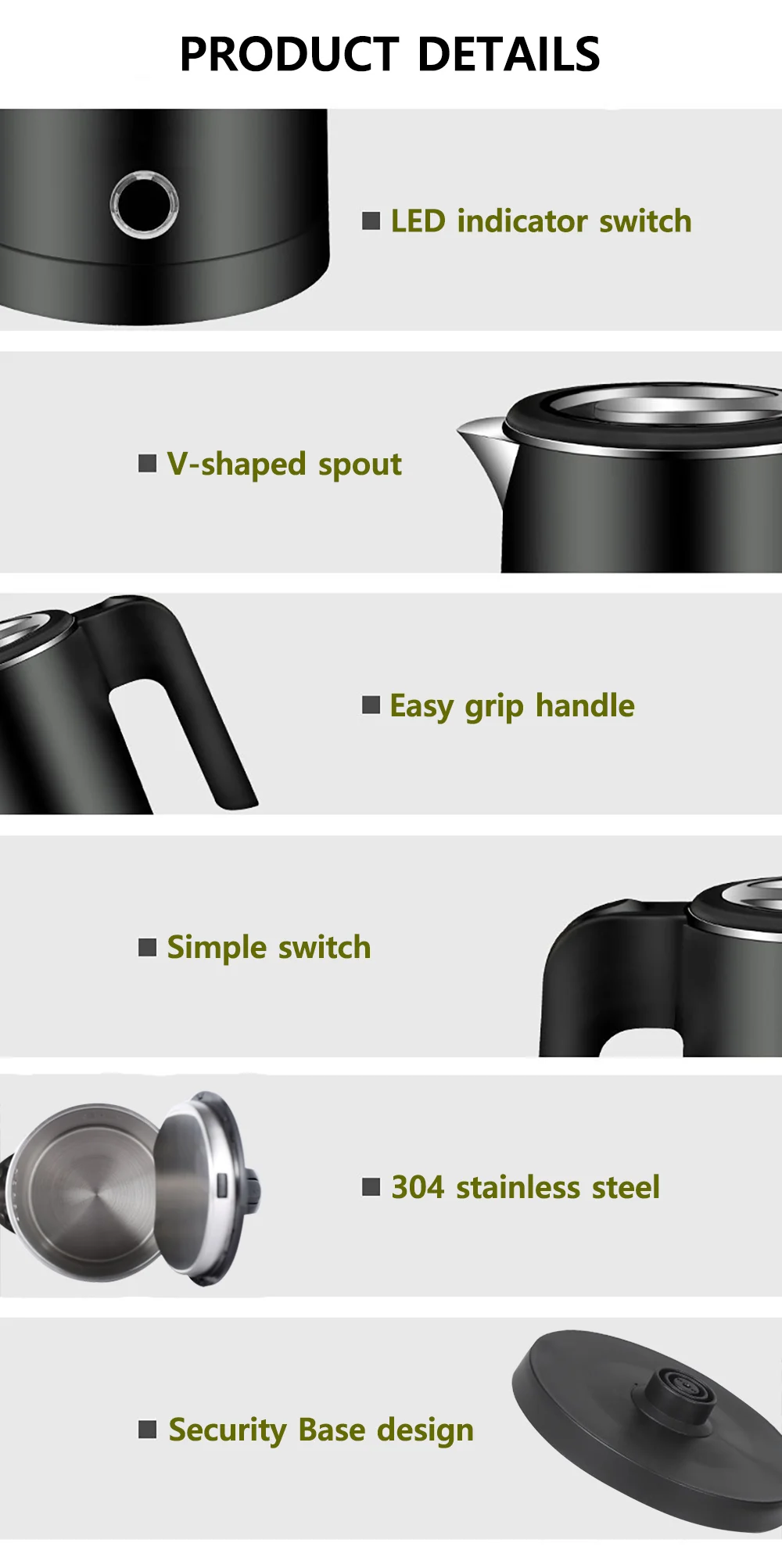 0.8L Electric Kettle Pot
