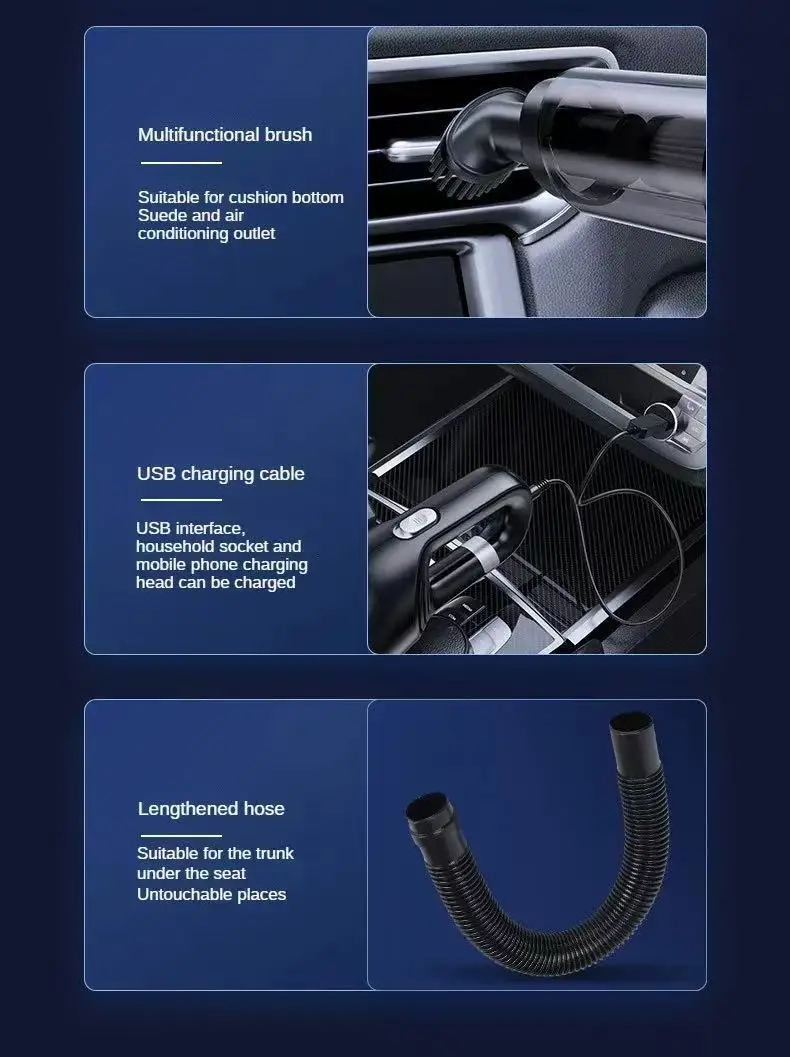 Handheld Rechargeable Home Vacuum Cleaner