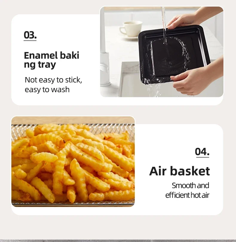 Smart air fryer oven 26L 13L Large Capacity Electric Air Fryer without Oil