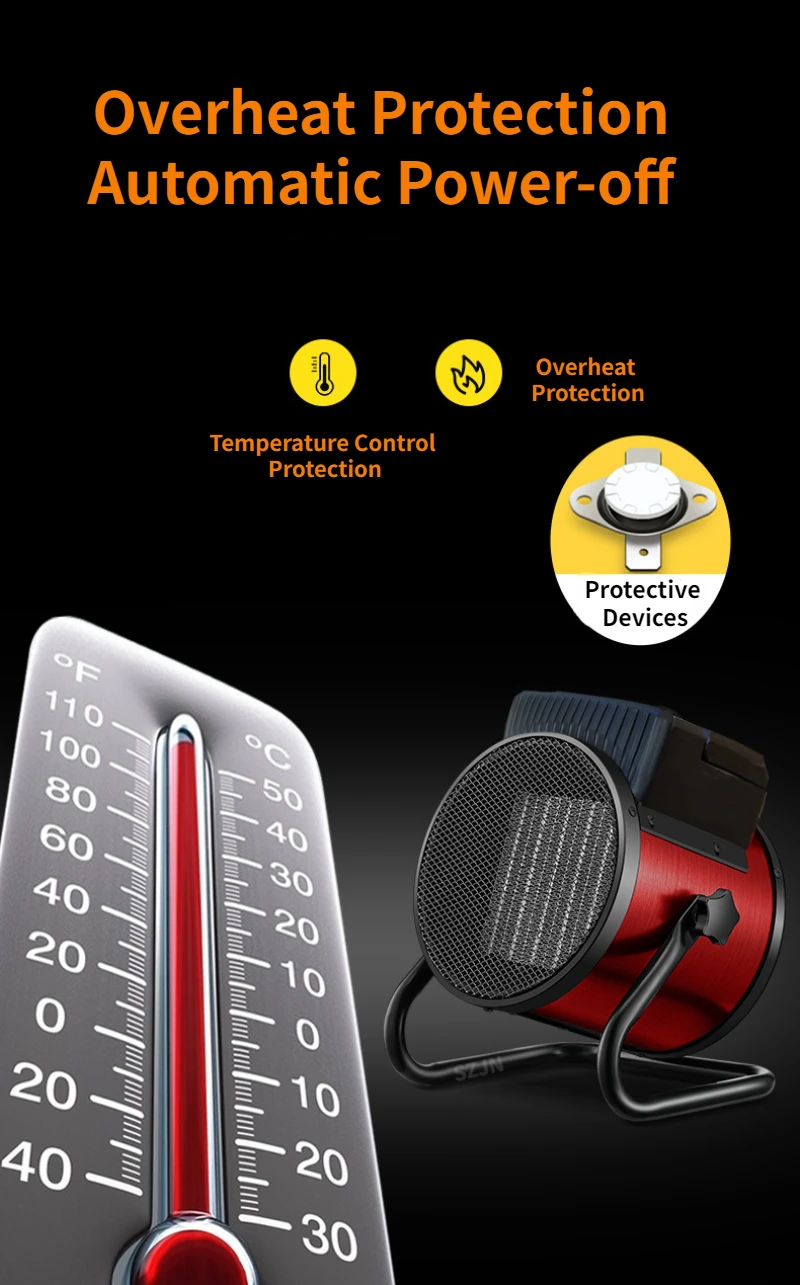 Industrial Portable Electric Heater Blower