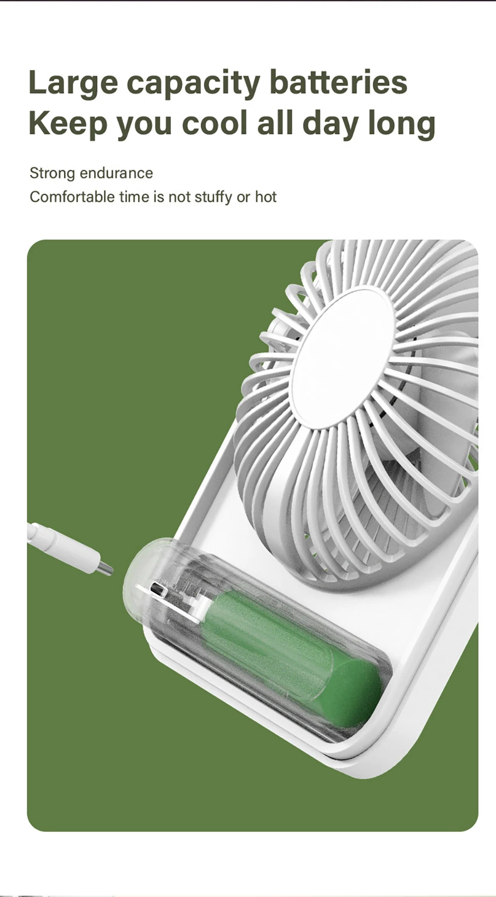 Mini  Foldable Desk Table Fan